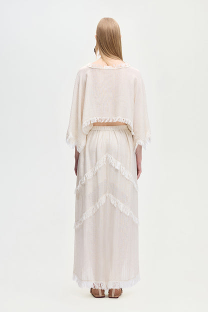 Natural Crop Blouse