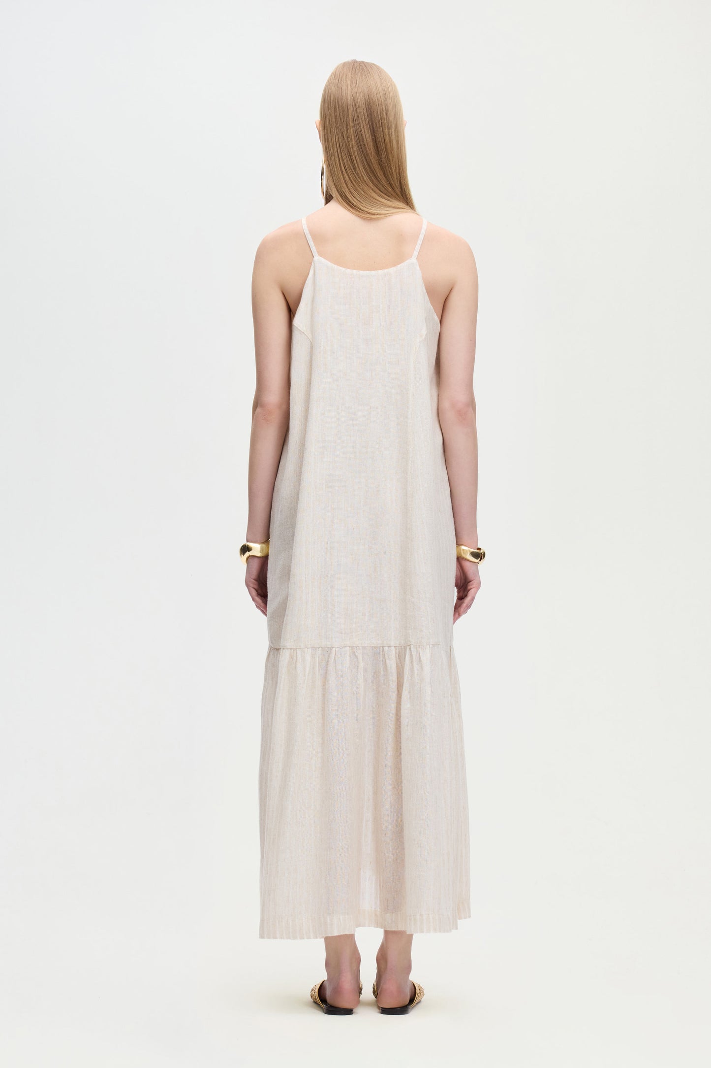Natural Strappy Dress