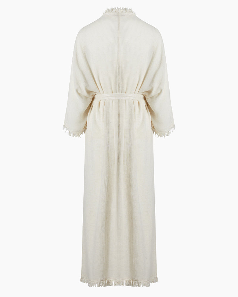 Crinkle Linen Kimono