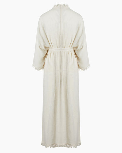 Crinkle Linen Kimono