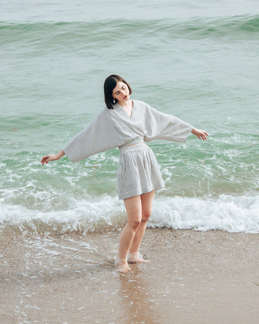 Striped Linen Blouse