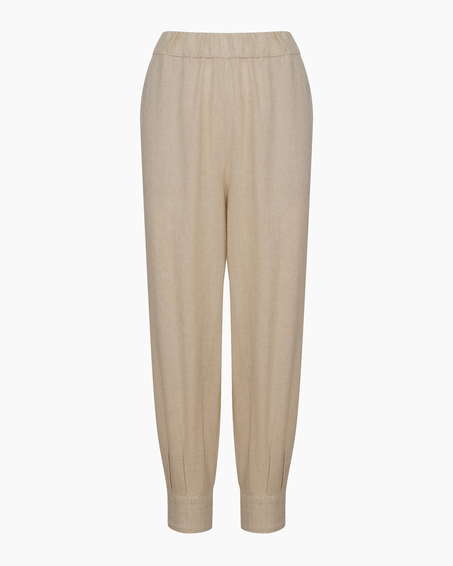 Natural Linen Slouchy Pants