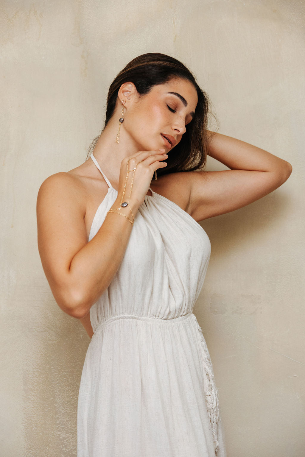 Olive Halter Dress