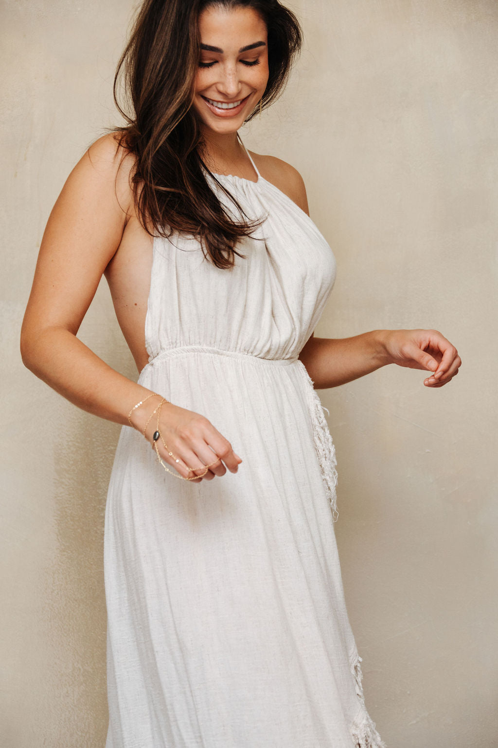 Olive Halter Dress