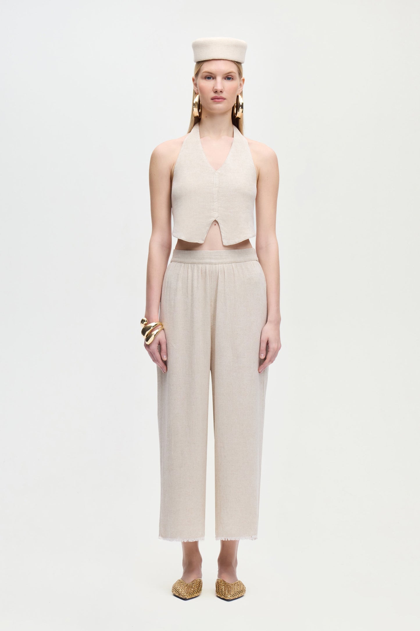 Natural Linen Pants