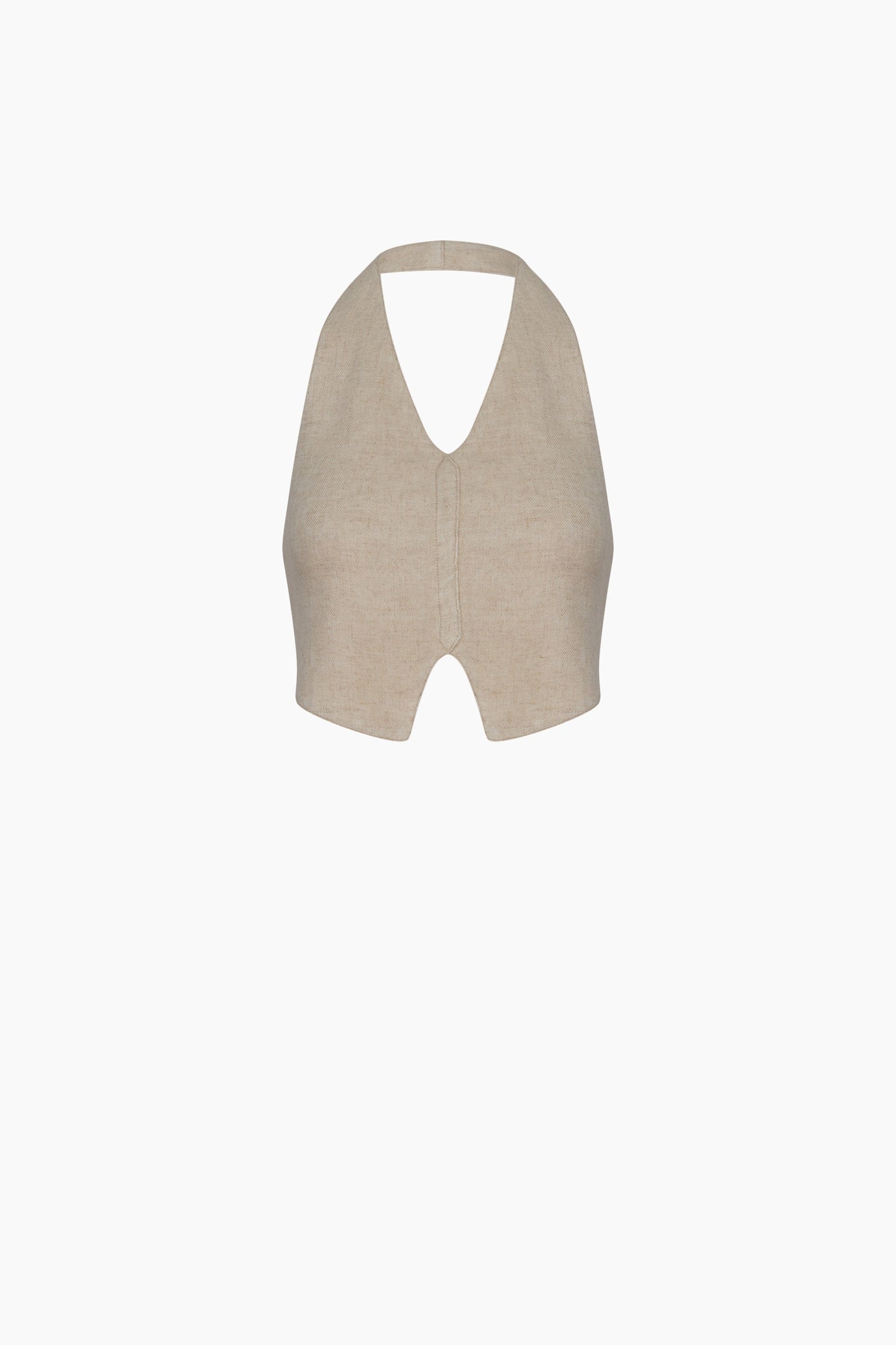 Linen Natural Waistcoat