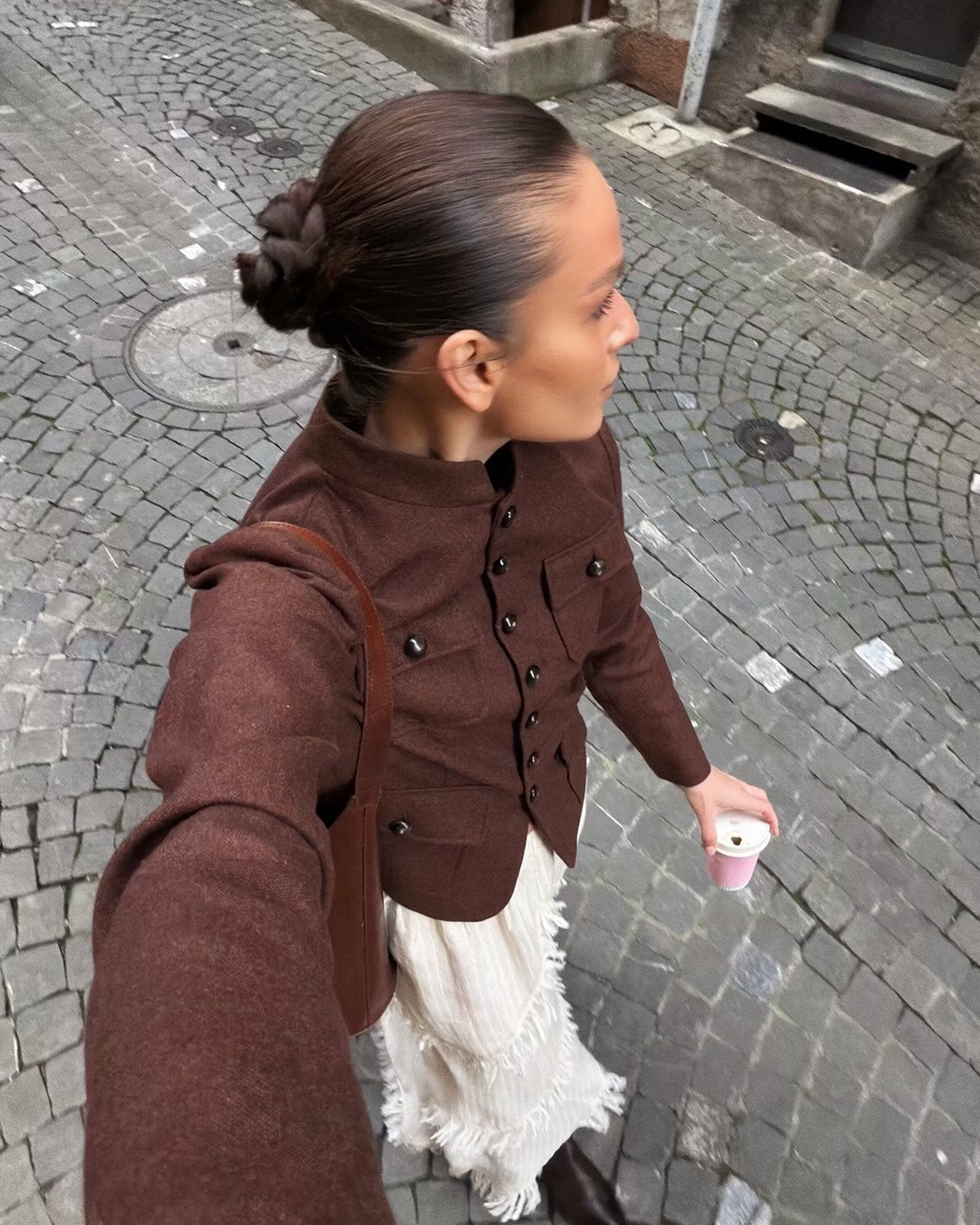 Natural Asymmetric Skirt