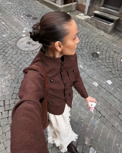 Natural Asymmetric Skirt