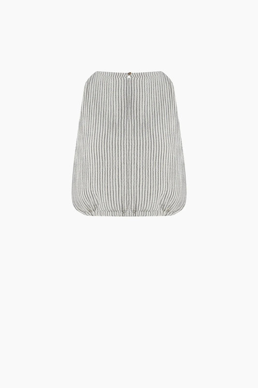 Striped Linen Tank Top